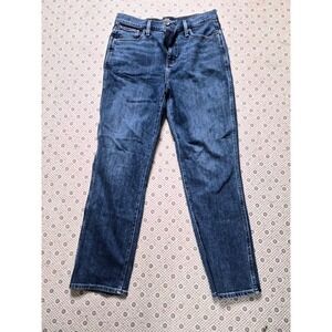 J. Crew High Rise Classic Vintage Wash Blue Denim Jeans Size 29